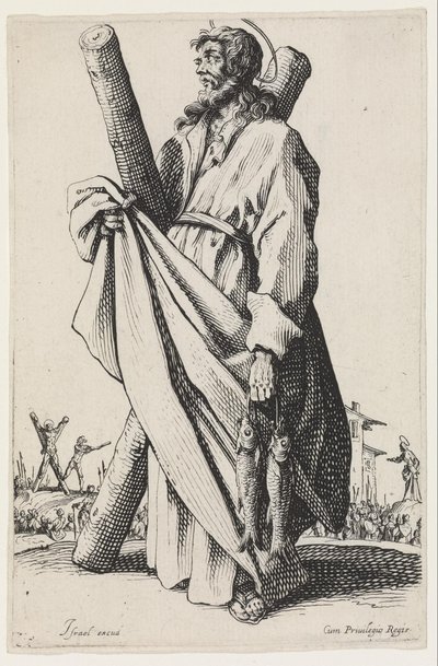 St. Andrew by Jacques Callot