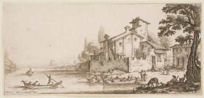 The Boat Ride, from the series “The Landscapes of Florence” by Jacques Callot