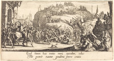 The Carrying of the Cross by Jacques Callot
