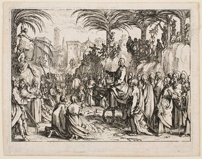 The Entry into Jerusalem, from the series “The New Testament” by Jacques Callot