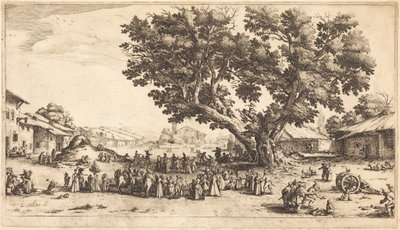 The Fair at Xeuilley by Jacques Callot