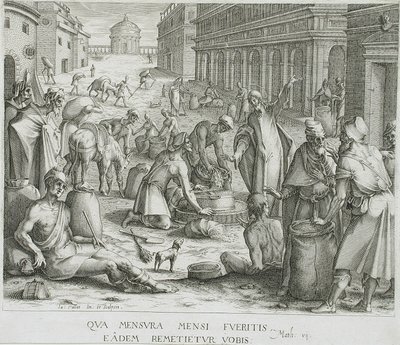 The Grain Weighers by Jacques Callot