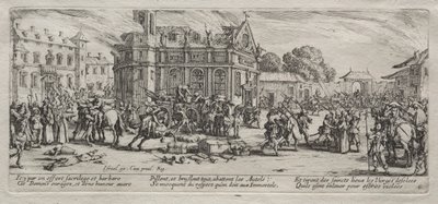 The Large Miseries of War: Devastation of a Monastery by Jacques Callot