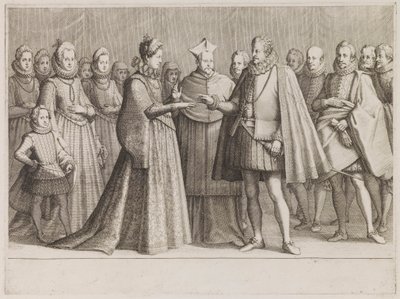 The Marriage of Ferdinand I to Christine of Lorraine, from the series “The Life of Ferdinand de Medici” by Jacques Callot