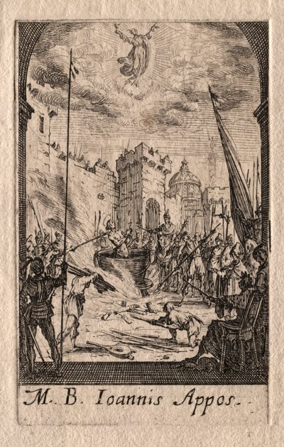 The Martyrdom of the Apostles: St. John the Evangelist by Jacques Callot