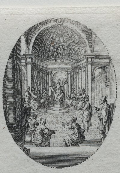 The Mysteries of the Passion: Christ Disputing with the Doctors by Jacques Callot