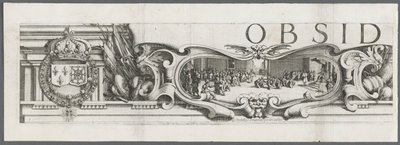 The Siege of La Rochelle: Plate 1, 1628-1630 by Jacques Callot
