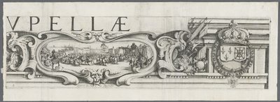 The Siege of La Rochelle: Plate 3 by Jacques Callot