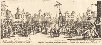The Strappado by Jacques Callot