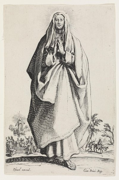 The Virgin Mary by Jacques Callot