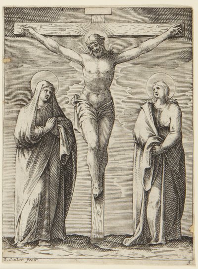 The Virgin and St. John at the Foot of the Cross by Jacques Callot