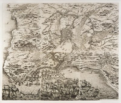 The Siege of La Rochelle by Jacques Callot