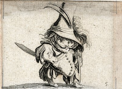 Various Hunchback Figures by Jacques Callot