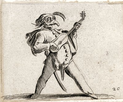 Various Hunchbacked Figures by Jacques Callot