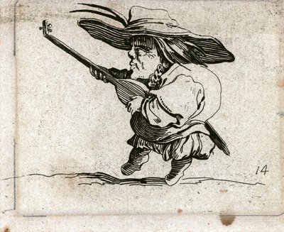 Various Hunchback Figures by Jacques Callot