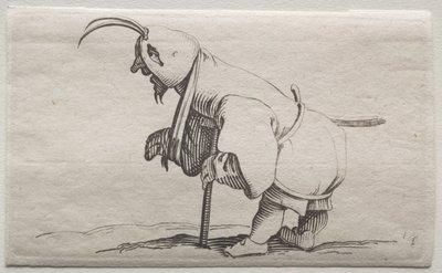 Cripple with a Hood by Jacques Callot