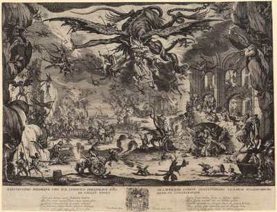 Temptation of Saint Anthony [2nd Version, Nancy] by Jacques Callot