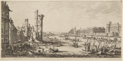 View of The Louvre by Jacques Callot