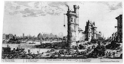 Vue Ancienne de Paris by Jacques Callot