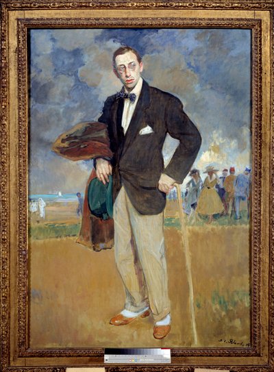 Portrait of Igor Stravinsky (1882-1971) composer by Jacques Emile Blanche