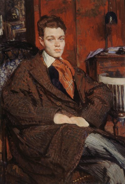 Portrait of René Crevel 1900-1935, 1928 by Jacques Emile Blanche