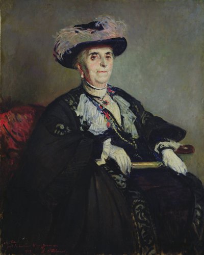 Second Study for a Portrait of Madame Henri Germain by Jacques Emile Blanche