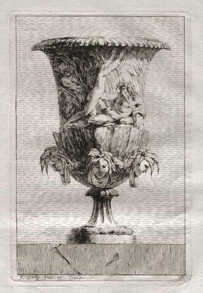 Suite of Vases: Plate 17 by Jacques Francois Joseph Saly
