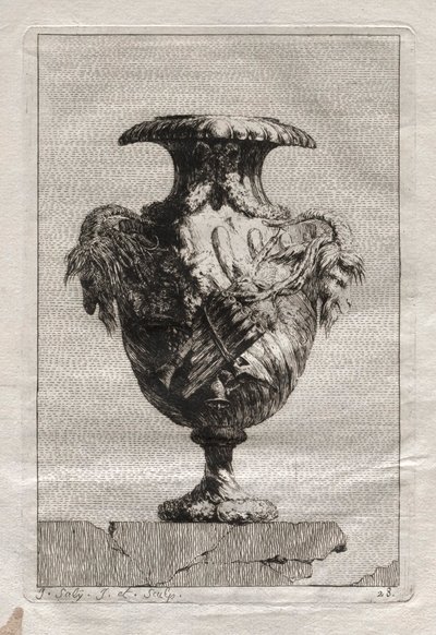 Suite of Vases: Plate 28 by Jacques Francois Joseph Saly