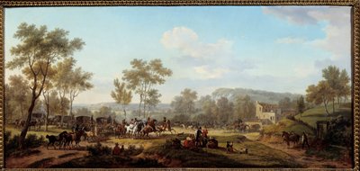 A Race in the Vicinity of Longchamps by Jacques Francois Joseph Swebach