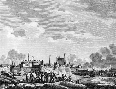 French Revolution: Attack of Nantes by the Vendeens on 29 June 1793 by Jacques Francois Joseph Swebach