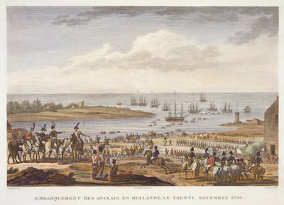 The Embarkation of the English in Holland, 30 November 1799 by Jacques Francois Joseph Swebach