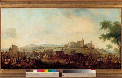 View of the Military Maneuvers Camp Established Under the Command of the Prince of Conde Near Saint Omer by Jacques Francois Joseph Swebach