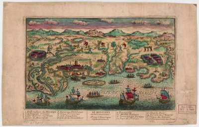 The Mississippi or Louisiana in North America by Jacques François Chéreau