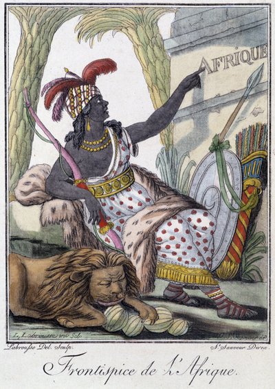 Frontispiece of Africa - in 