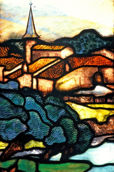 Nancy, Art Nouveau, Chamber of Commerce and Industry, Stained Glass Windows by Jacques Gruber