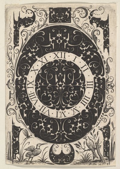 Oval Watchcase with Birds and Smaller Motifs by Jacques Hurtu