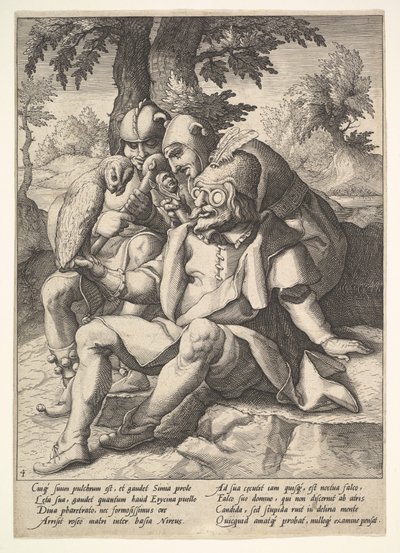 The Wisdom of Fools, from Six Proverbs by Jacques II de Gheyn
