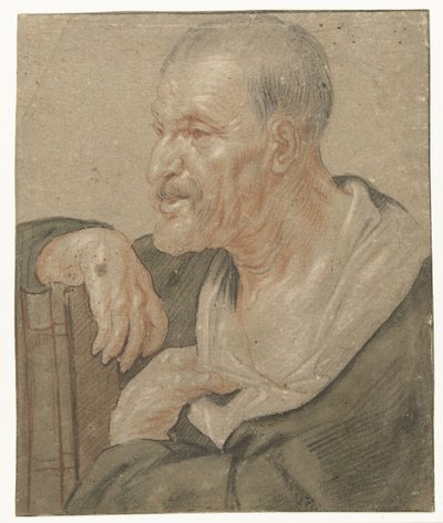 Shoulder Piece of an Evangelist, to the Left by Jacques Jordaens