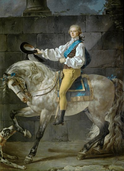 Count Stanislas Potocki by Jacques Louis David