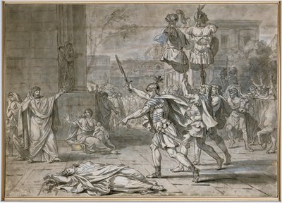 Horace Victorious Returning to Rome by Jacques Louis David