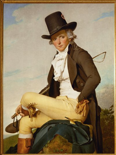 Portrait of Pierre Seriziat by Jacques Louis David