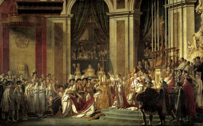 Sacred Emperor Napoleon I and Coronation of Empress Josephine in Our Lady on December 2 by Jacques Louis David