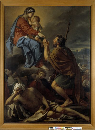 Saint Roch Praying to the Virgin for the Cessation of the Plague by Jacques Louis David