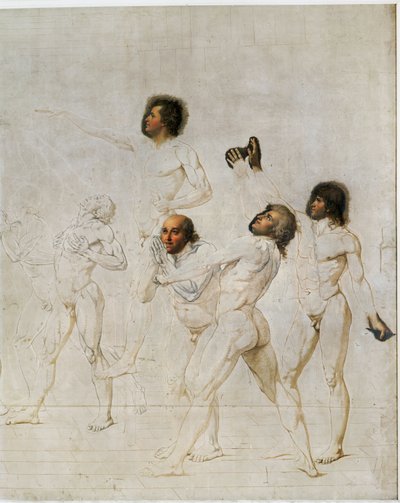 Sketch for the Oath of the Jeu de Paume by Jacques Louis David