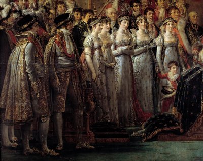 The Rite of Napoleon (detail) by Jacques Louis David
