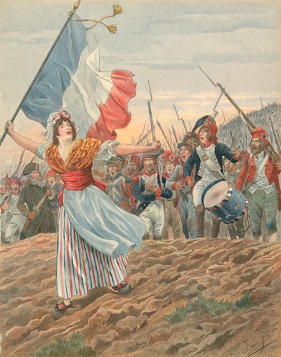 France - La Marseillaise by Jacques Marie Gaston Onfray de Breville (Job)