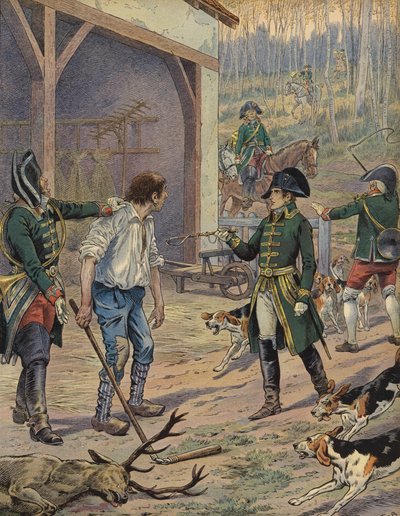 Napoleon Hunting by Jacques Marie Gaston Onfray de Breville (Job)