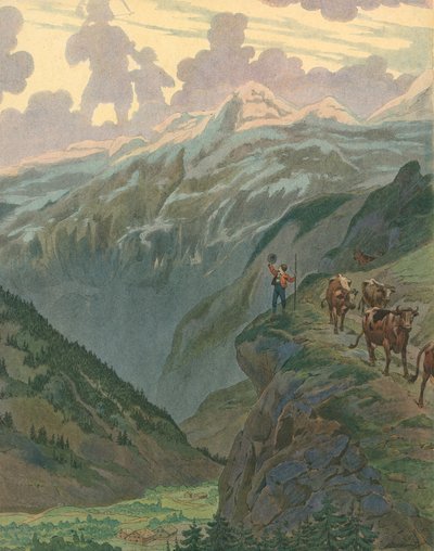 Switzerland - National song by Jacques Marie Gaston Onfray de Breville (Job)
