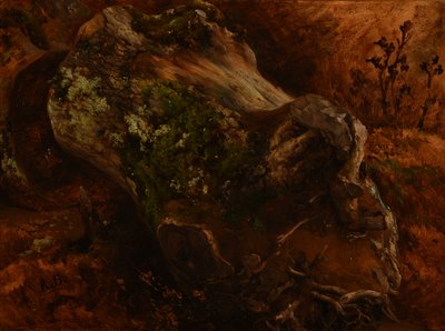 Tree Trunk with Roots by Jacques Raymond Brascassat