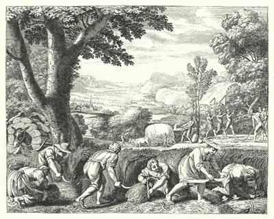 Harvest Scene by Jacques Stella
